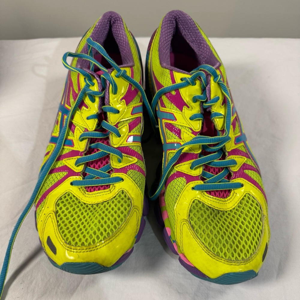 ASICS Women's running Athletic Shoes T693N bright size 9‎ - Picture 2 of 6